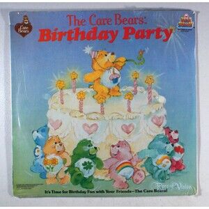 Care Bears - Birthday Party (1984) [SEALED] Vinyl LP • Cartoon TV Soundtrack